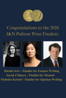 J&N Clients named Finalists for 2026 Pulitzer Prize