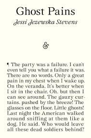GHOST PAINS by Jessi Jezewska Stevens GHOST PAINS by Jessi Jezewska Stevens